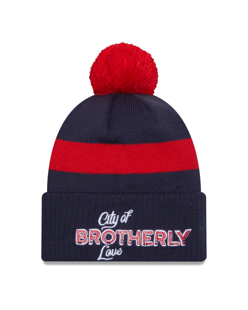 New Era NBA Men's Philadelphia 76ers City Edition Cuffed Knit Beanie OSFM