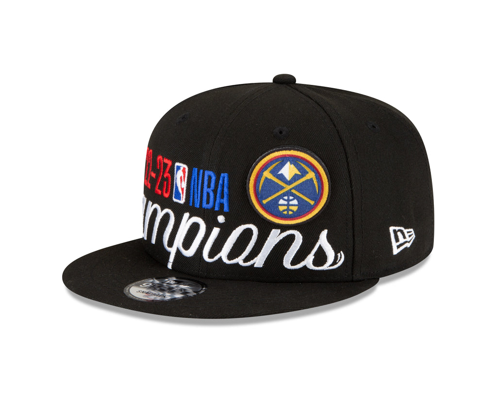 New Era NBA Men's Denver Nuggets 2023 NBA Finals Champions Locker Room 9FIFTY Snapback Hat One Size