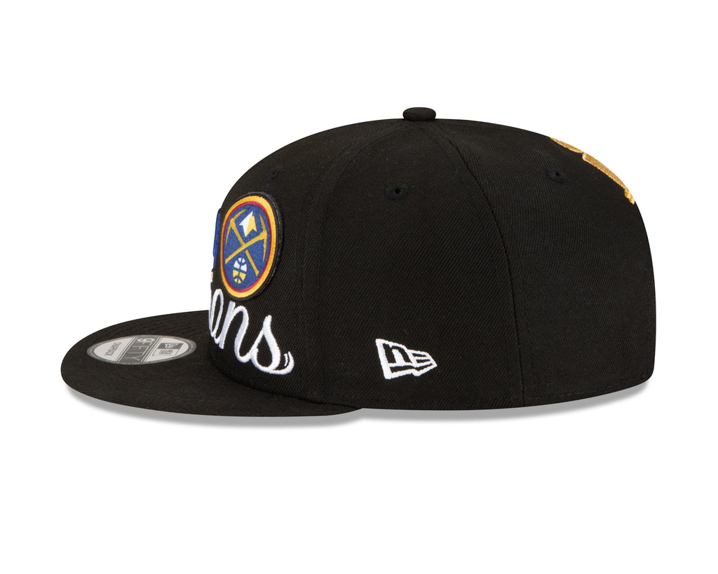 New Era NBA Men's Denver Nuggets 2023 NBA Finals Champions Locker Room 9FIFTY Snapback Hat One Size