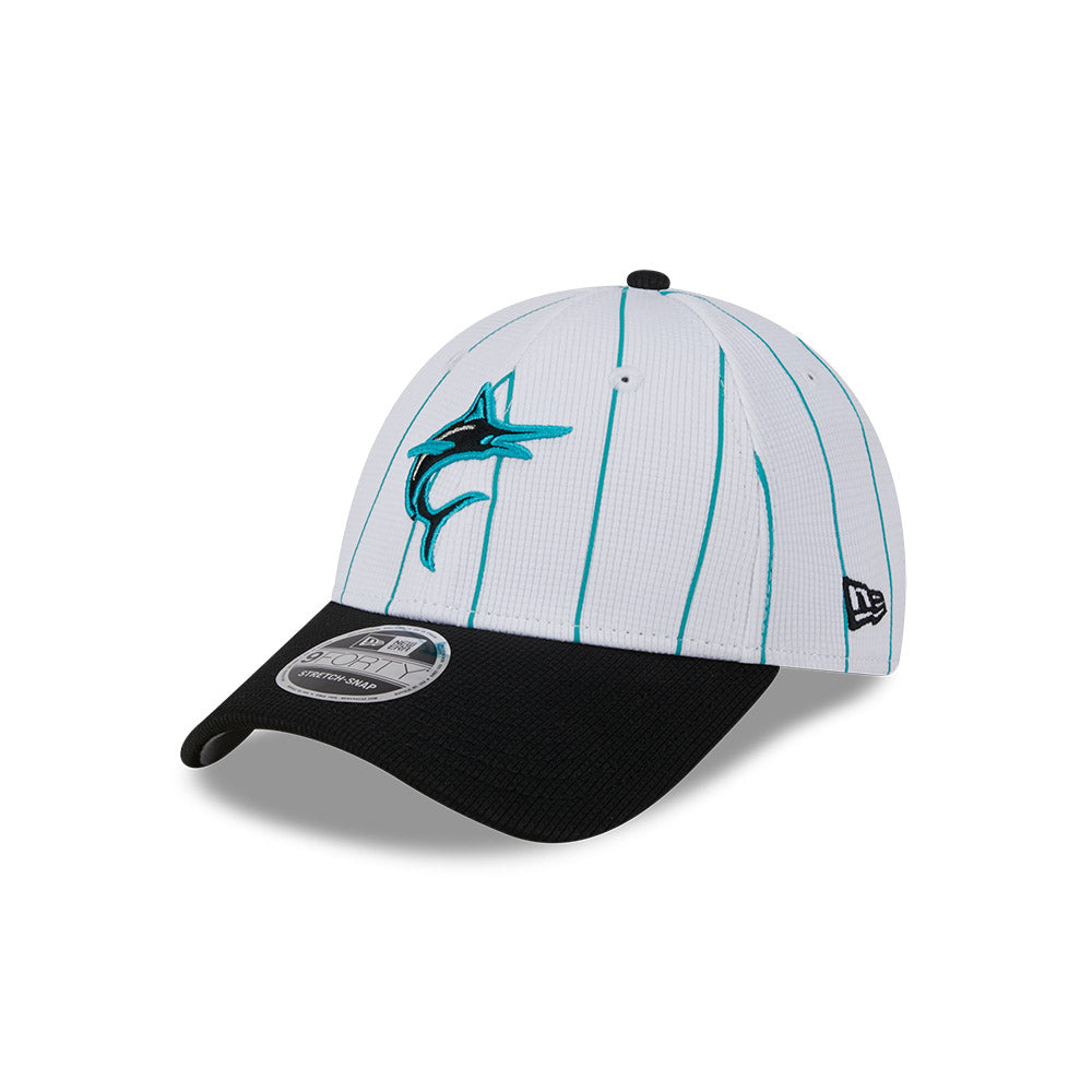 New Era MLB Men's Miami Marlins 2024 Batting Practice 9FORTY Adjustable Hat