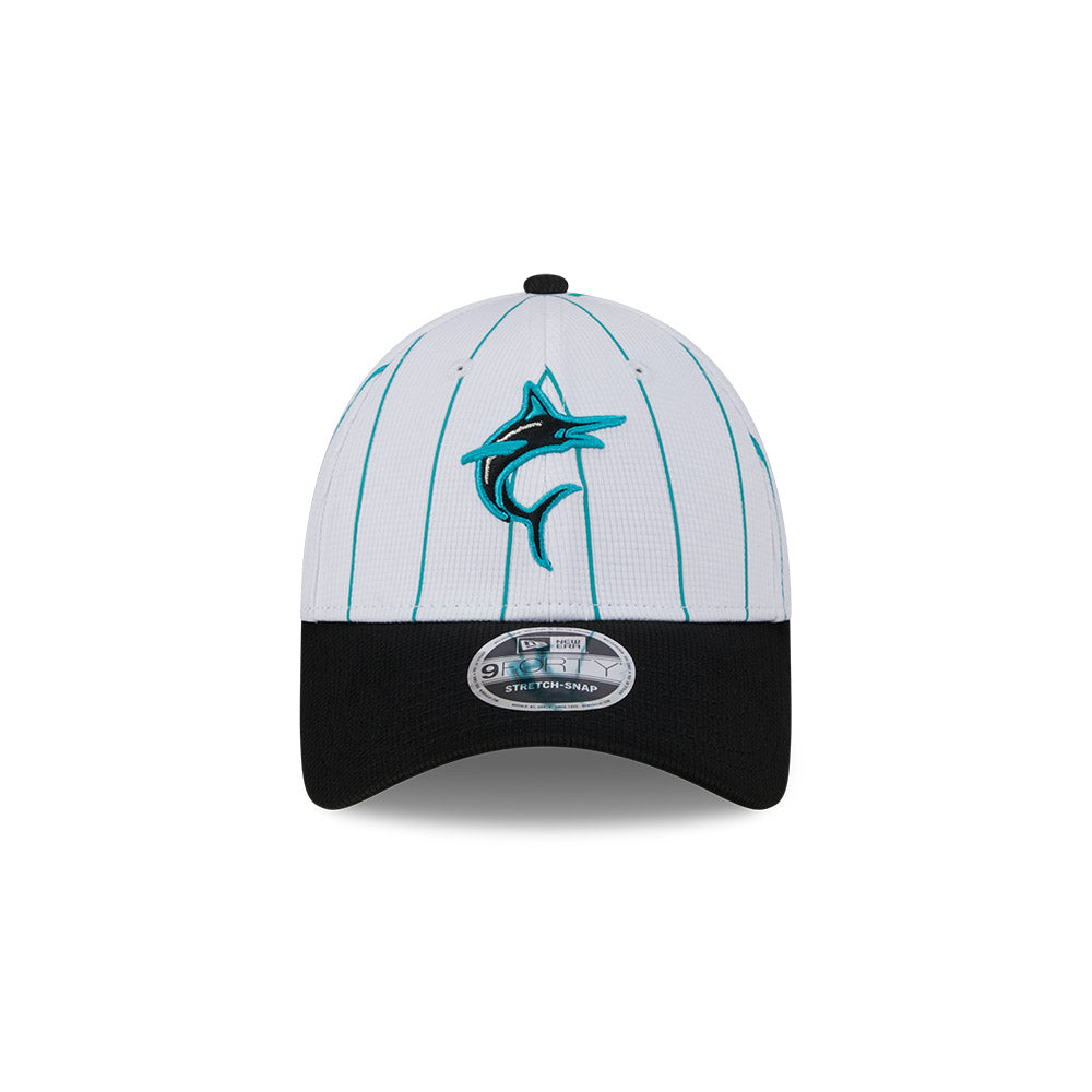 New Era MLB Men's Miami Marlins 2024 Batting Practice 9FORTY Adjustable Hat
