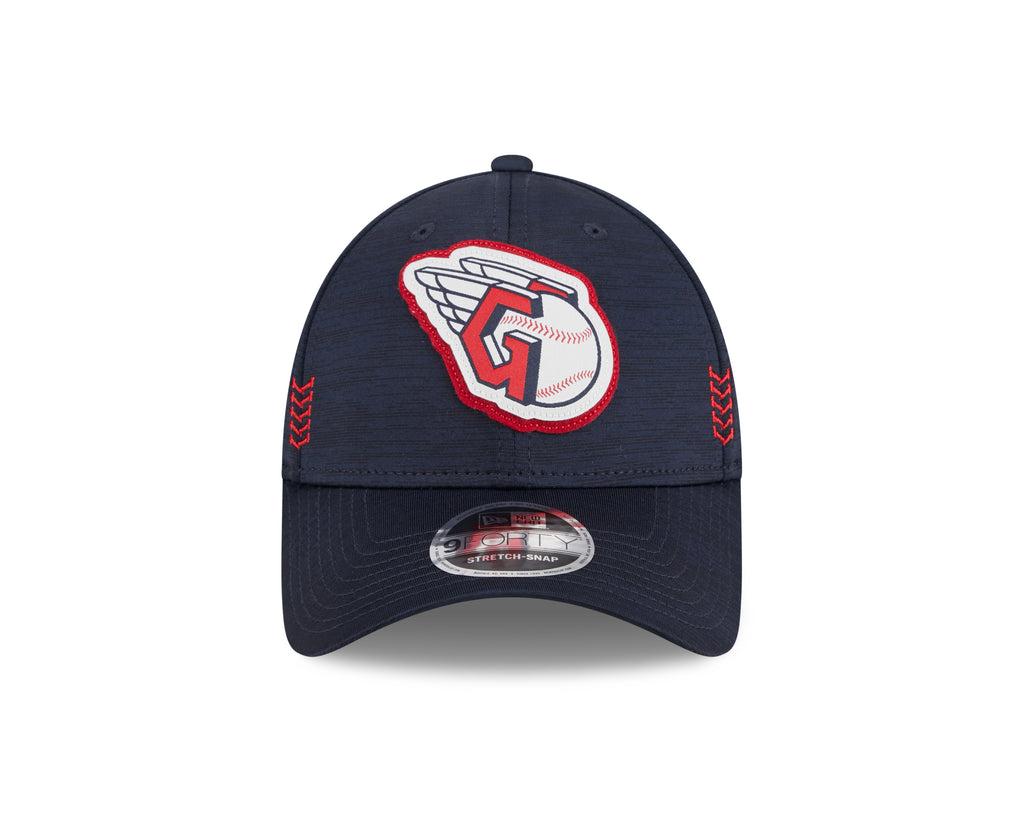 New Era MLB Men's Cleveland Guardians 2024 Clubhouse 9FORTY Adjustable Snapback Hat
