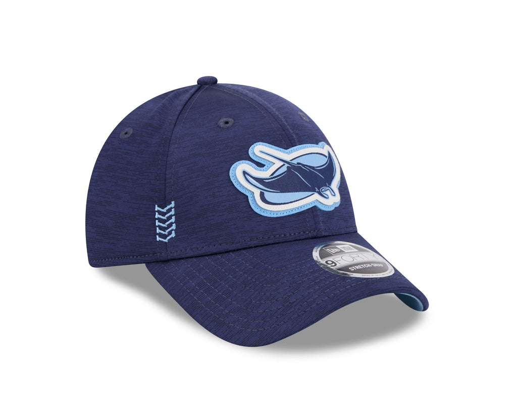 New Era MLB Men's Tampa Bay Rays 2024 Clubhouse 9FORTY Adjustable Snapback Hat