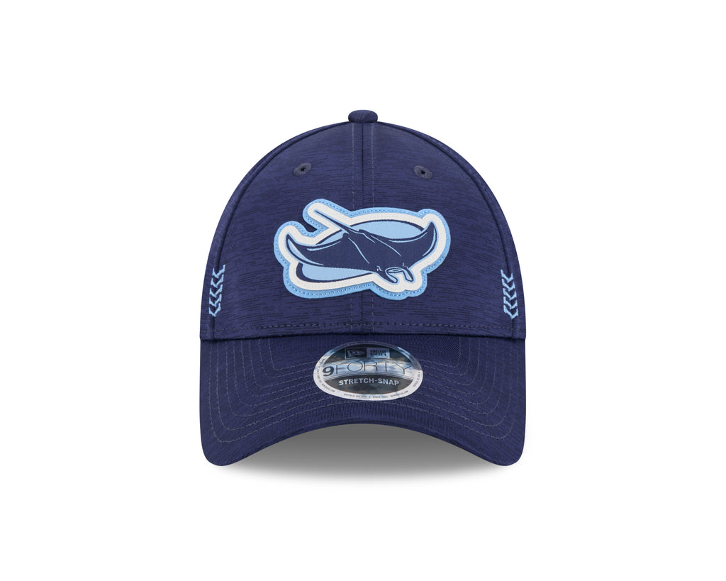 New Era MLB Men's Tampa Bay Rays 2024 Clubhouse 9FORTY Adjustable Snapback Hat