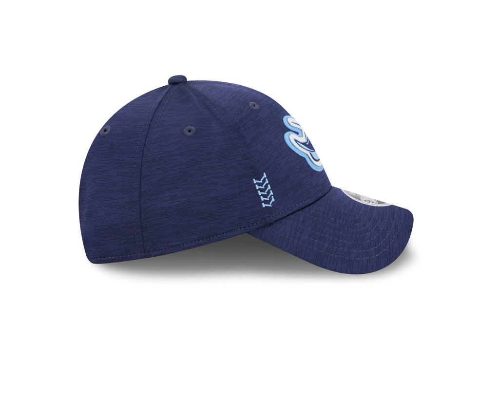 New Era MLB Men's Tampa Bay Rays 2024 Clubhouse 9FORTY Adjustable Snapback Hat