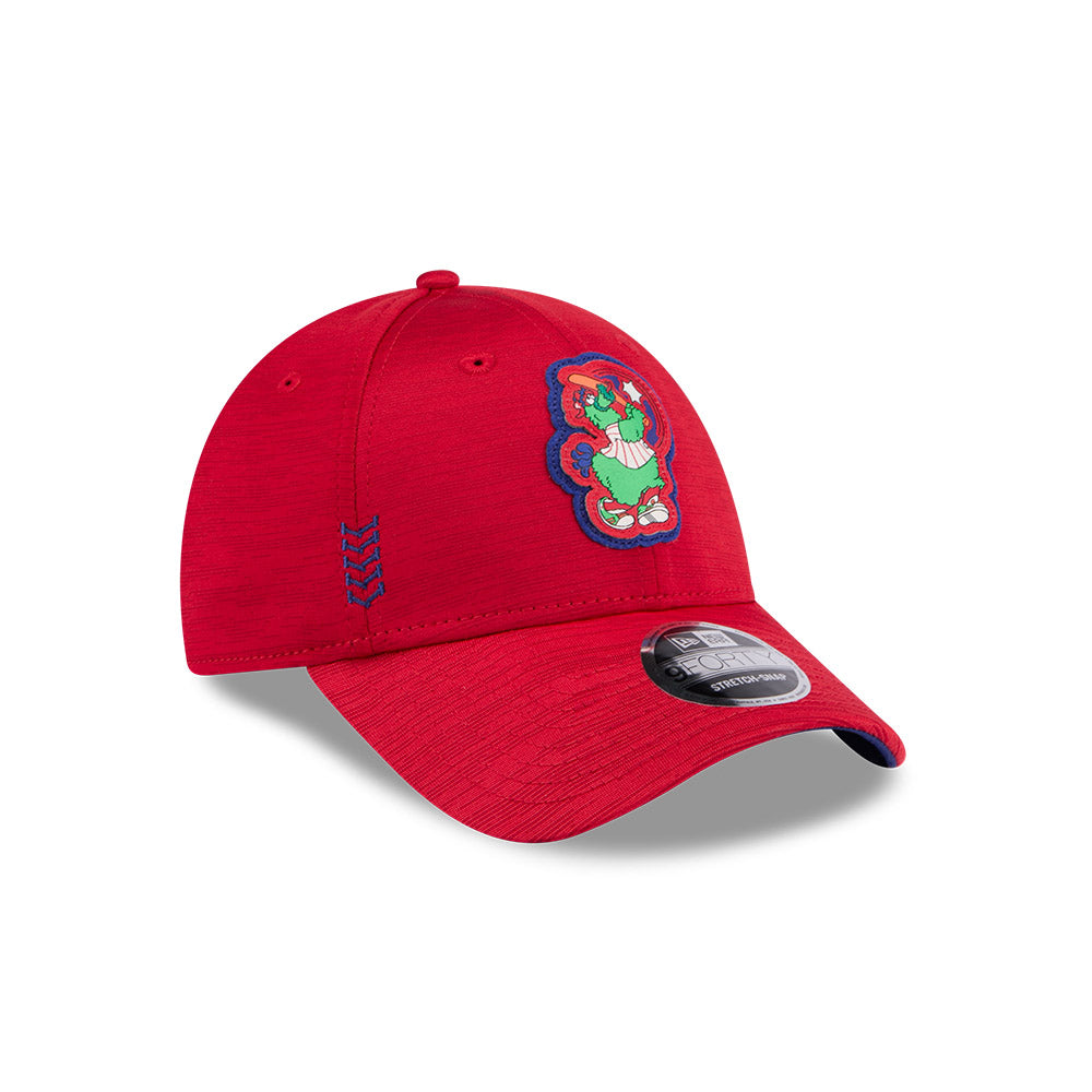 New Era MLB Men's Philadelphia Phillies 2024 Clubhouse Phillie Phanatic 9FORTY Adjustable Hat