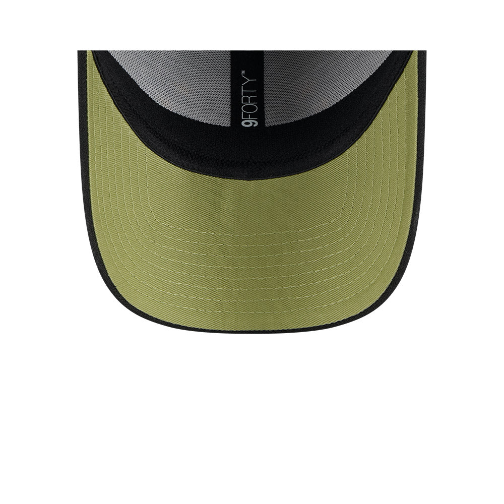 New Era MLB Men's Los Angeles Dodgers 2024 Armed Forces Day Black 9FORTY Adjustable Hat