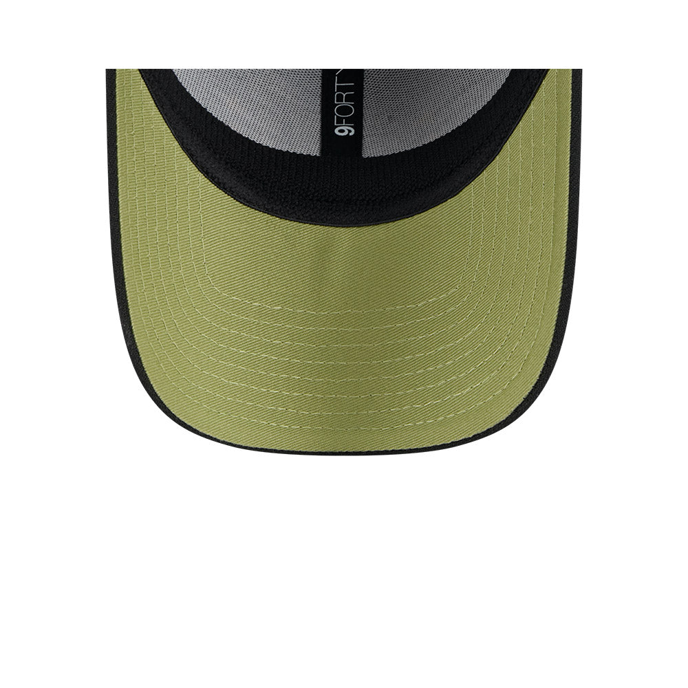 New Era MLB Men's Miami Marlins 2024 Armed Forces Day Black 9FORTY Adjustable Hat