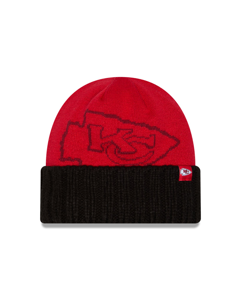 New Era Kansas City Chiefs Oversized Logo Beanie