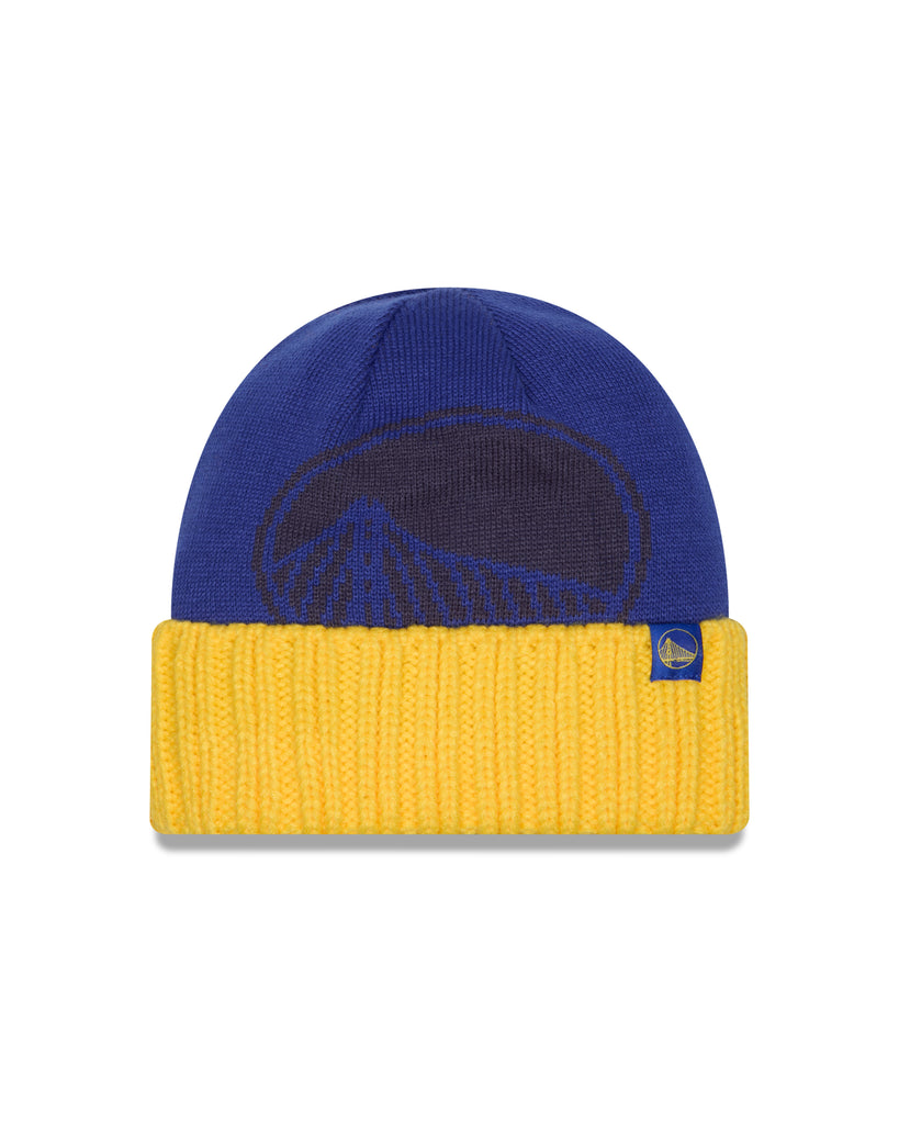 New Era Golden State Warriors Oversized Logo Beanie