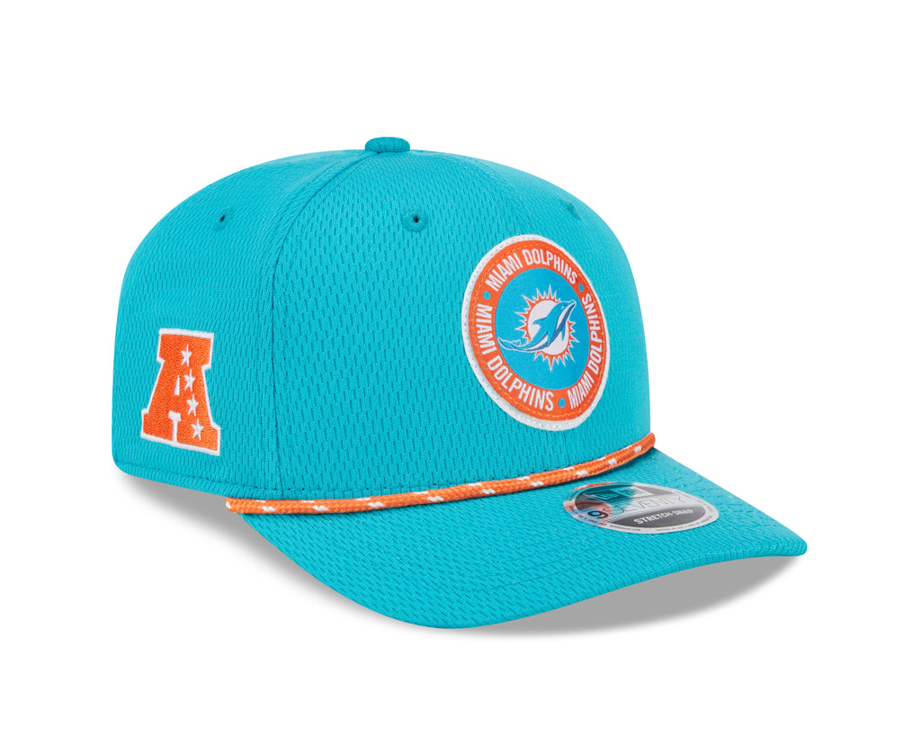 Miami Dolphins New Era 2024 Sideline 9SEVENTY Stretch-Snap Hat