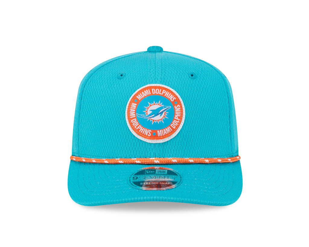 Miami Dolphins New Era 2024 Sideline 9SEVENTY Stretch-Snap Hat