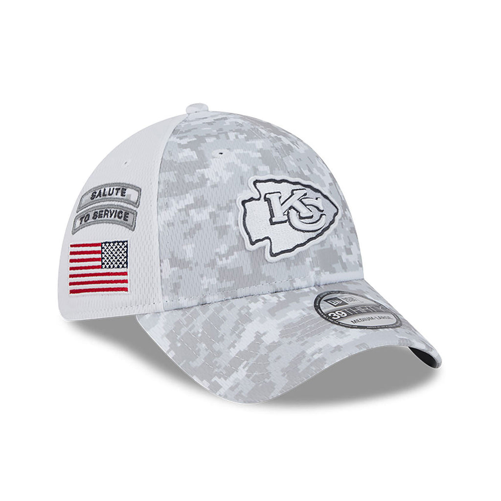 New Era NFL Men's Kansas City Chiefs 2024 Salute To Service 39THIRTY Flex Hat