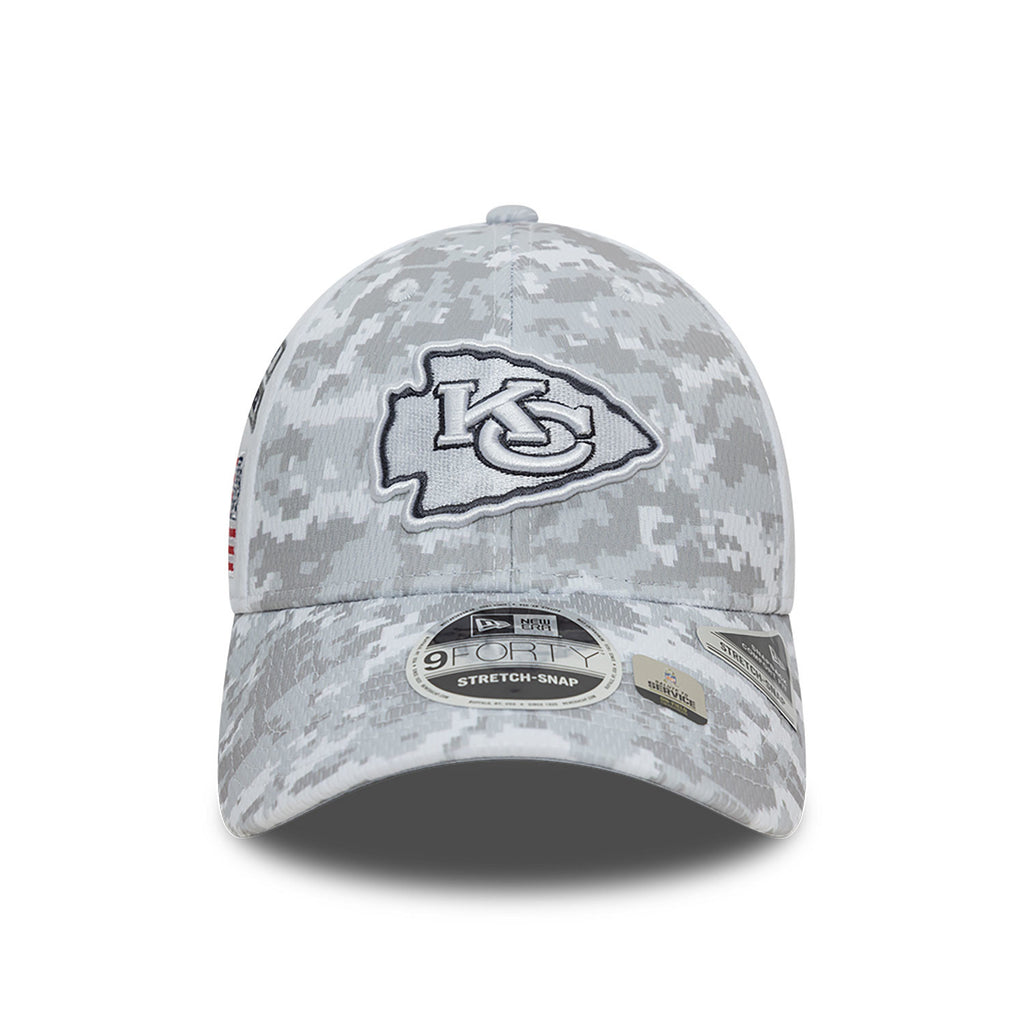 New Era NFL Men's Kansas City Chiefs 2024 Salute To Service 9Forty Stretch-Snap Hat