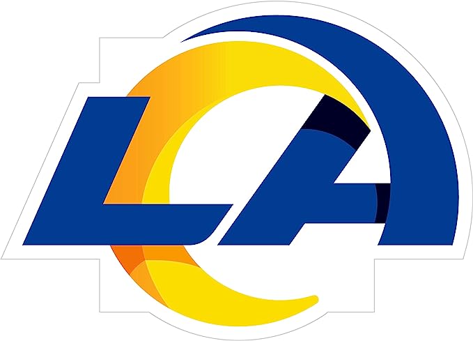 Siskiyou NFL Los Angeles Rams Medium Team Color Auto Decal