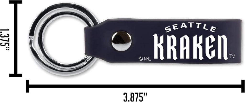 Rico NFL Tampa Bay Buccaneers Laser Engraved Silicone Keychain Strap Black