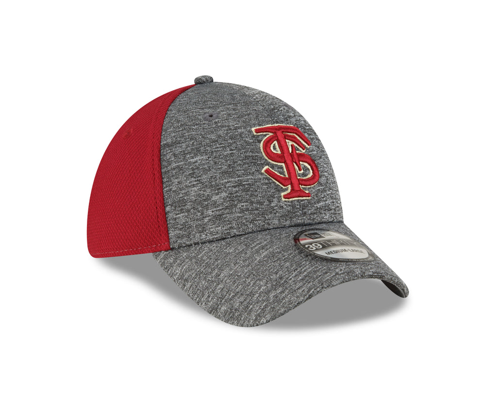 New Era NCAA Men's Florida State Seminoles FSU Shadow Blocker 39THIRTY Flex Hat