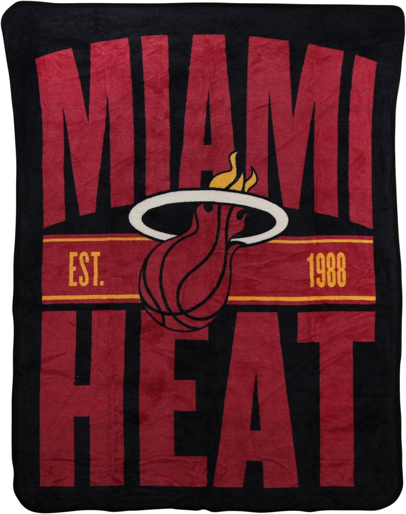 Northwest Company NBA Miami Heat Micro Raschel Super Plush Throw