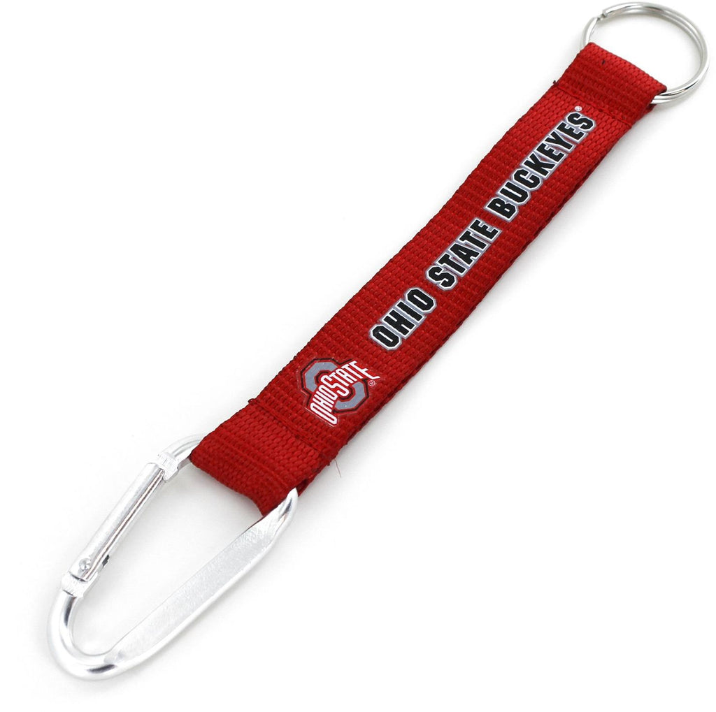 Aminco NCAA Ohio State Buckeyes Carabiner Lanyard Keychain
