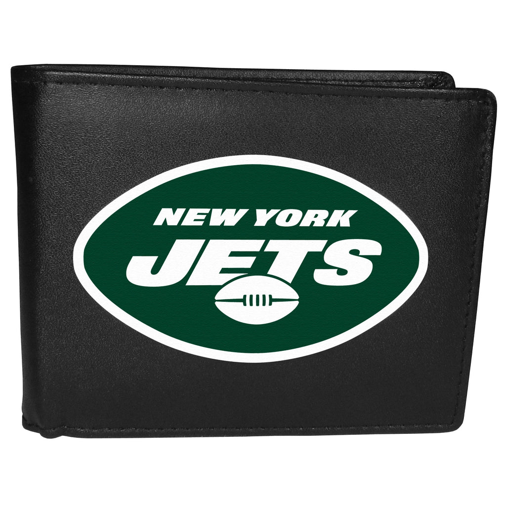 Siskiyou Sports NFL Unisex New York Jets Bi-fold Wallet Large Logo