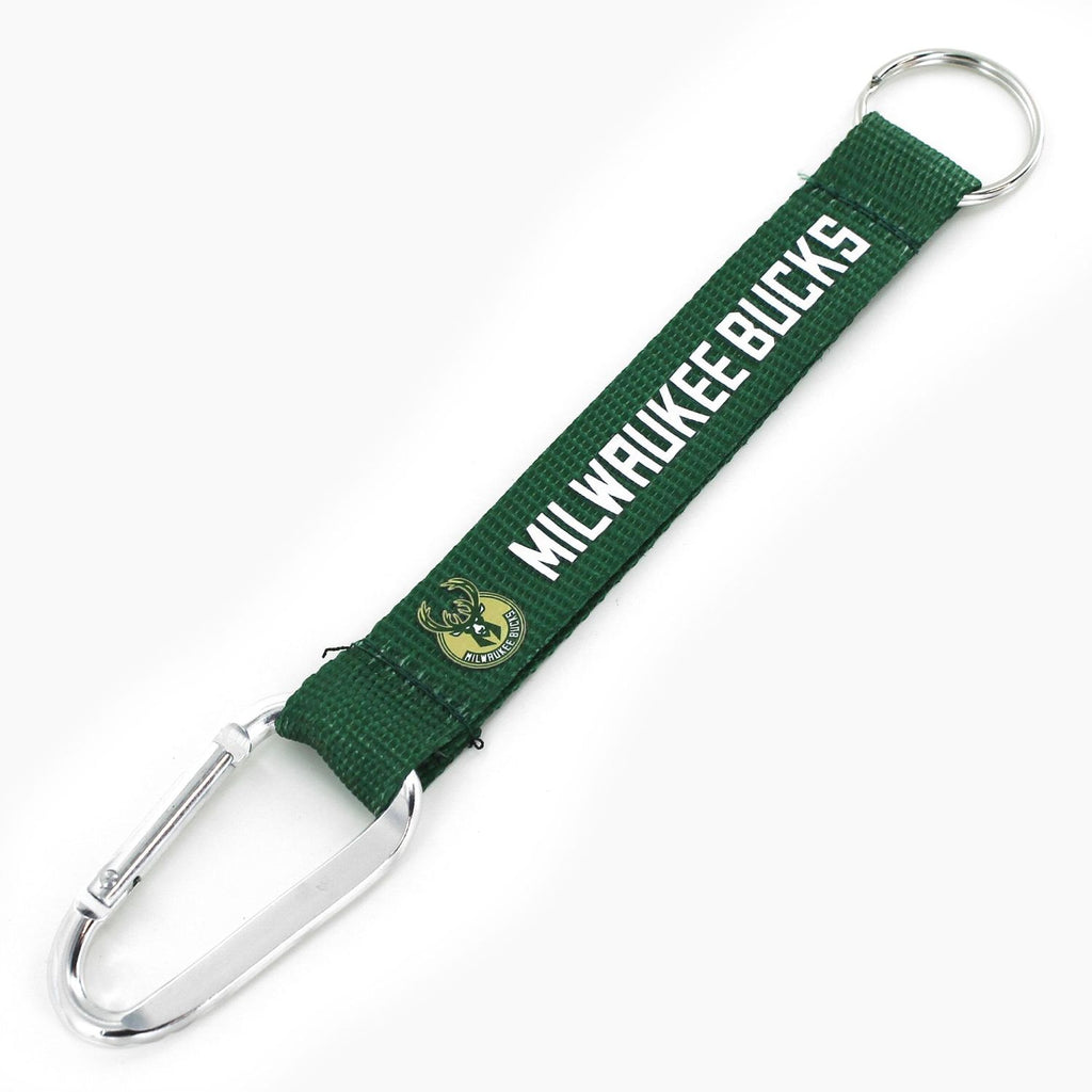 Aminco NBA Milwaukee Bucks Carabiner Lanyard Keychain