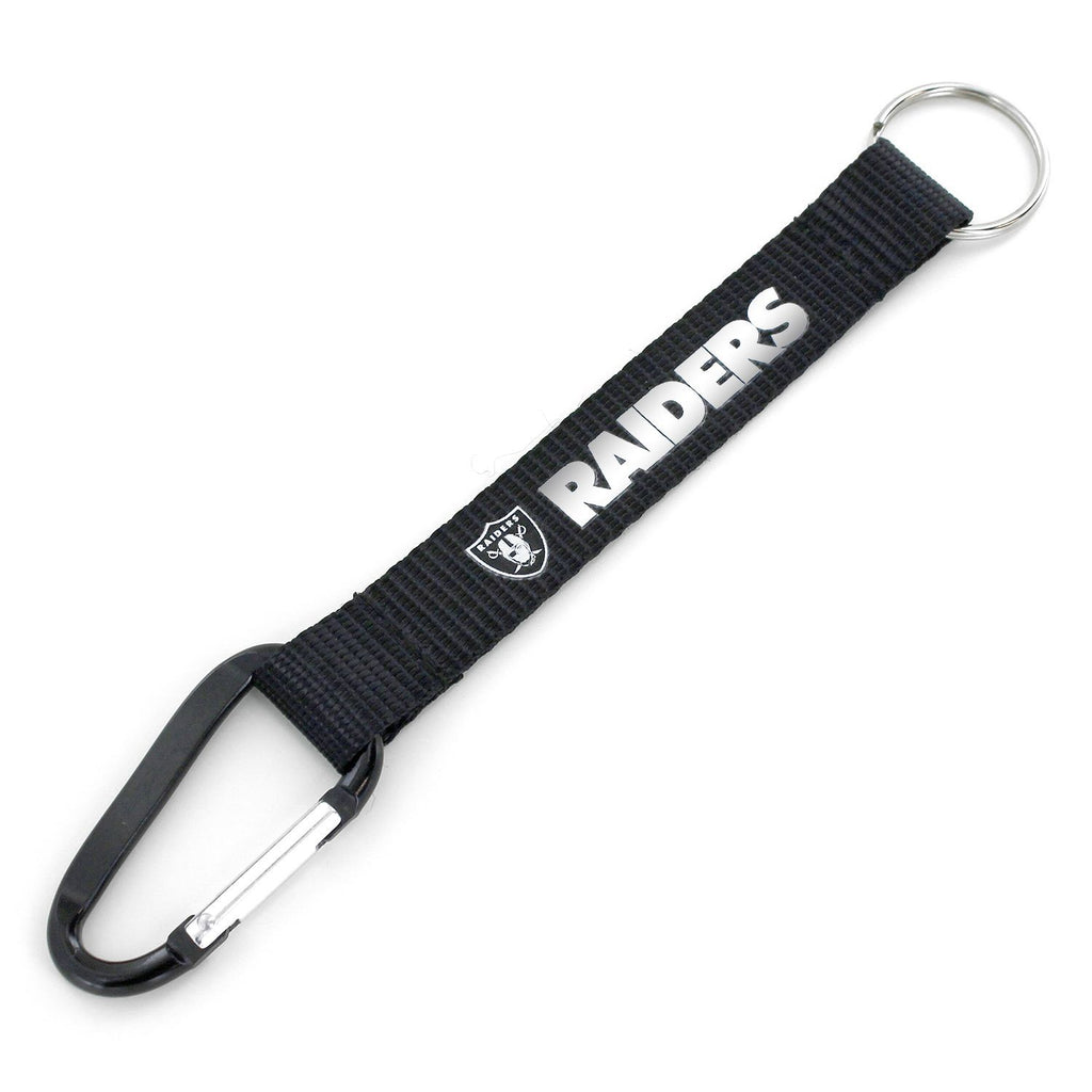 Aminco NFL Las Vegas Raiders Carabiner Lanyard Keychain