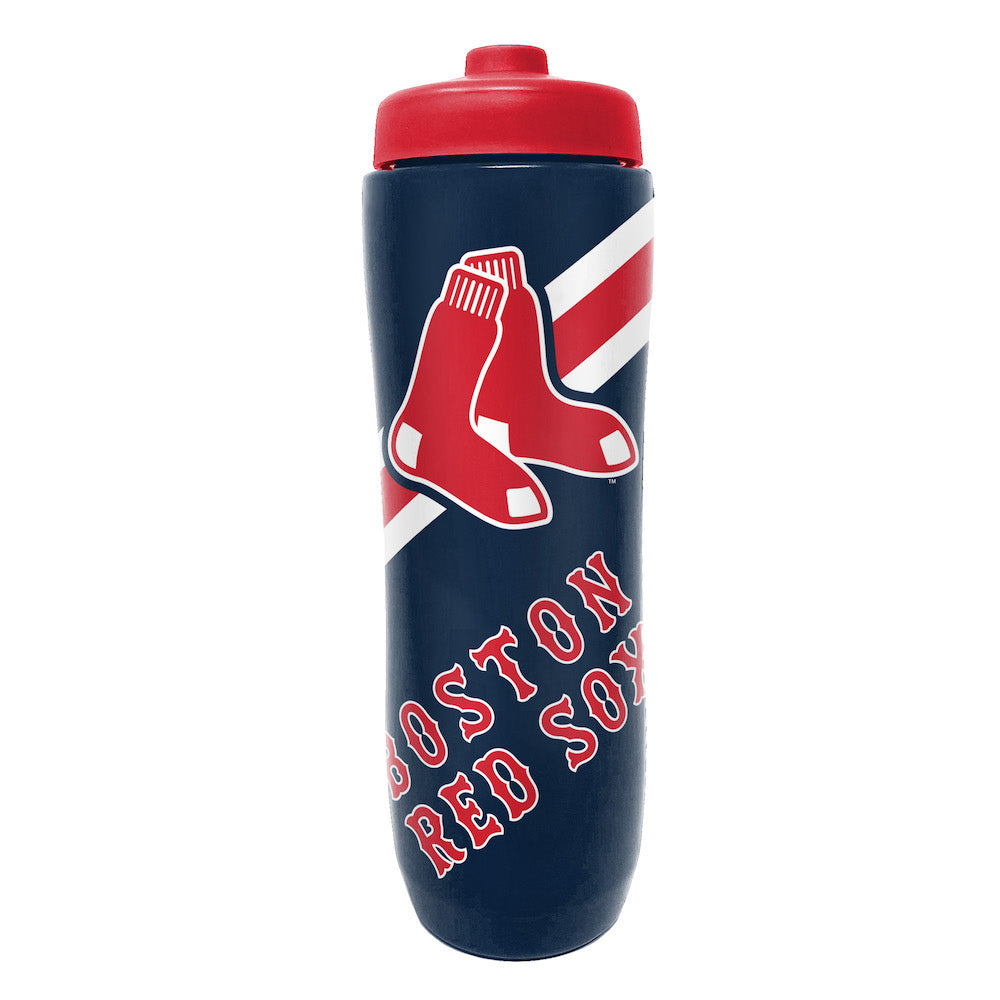 Party Animal MLB Boston Red Sox Squeezy Water Bottle 32 oz