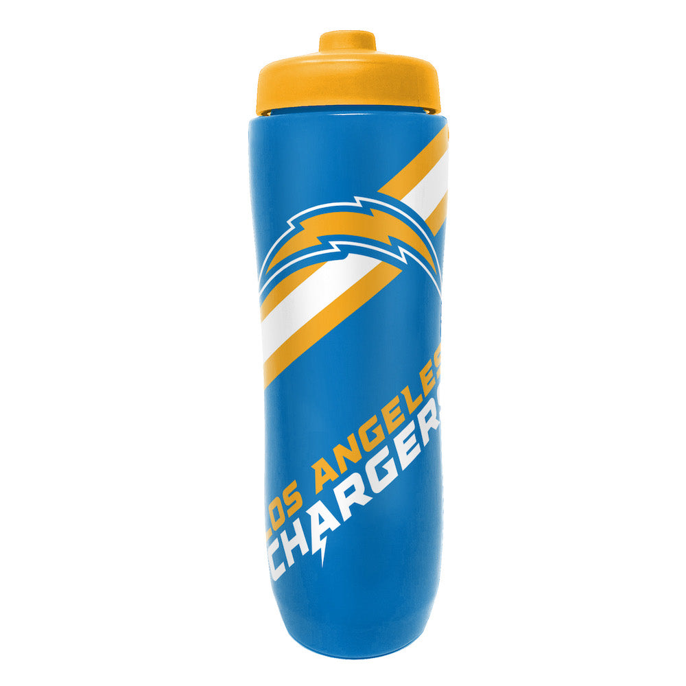 Party Animal NFL Los Angeles Chargers Squeezy Water Bottle 32 oz