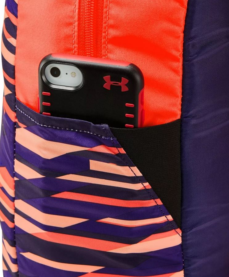 Under Armour UA Favorite 3.0 Backpack Girl's School Bag Backpack, Peach/Purple