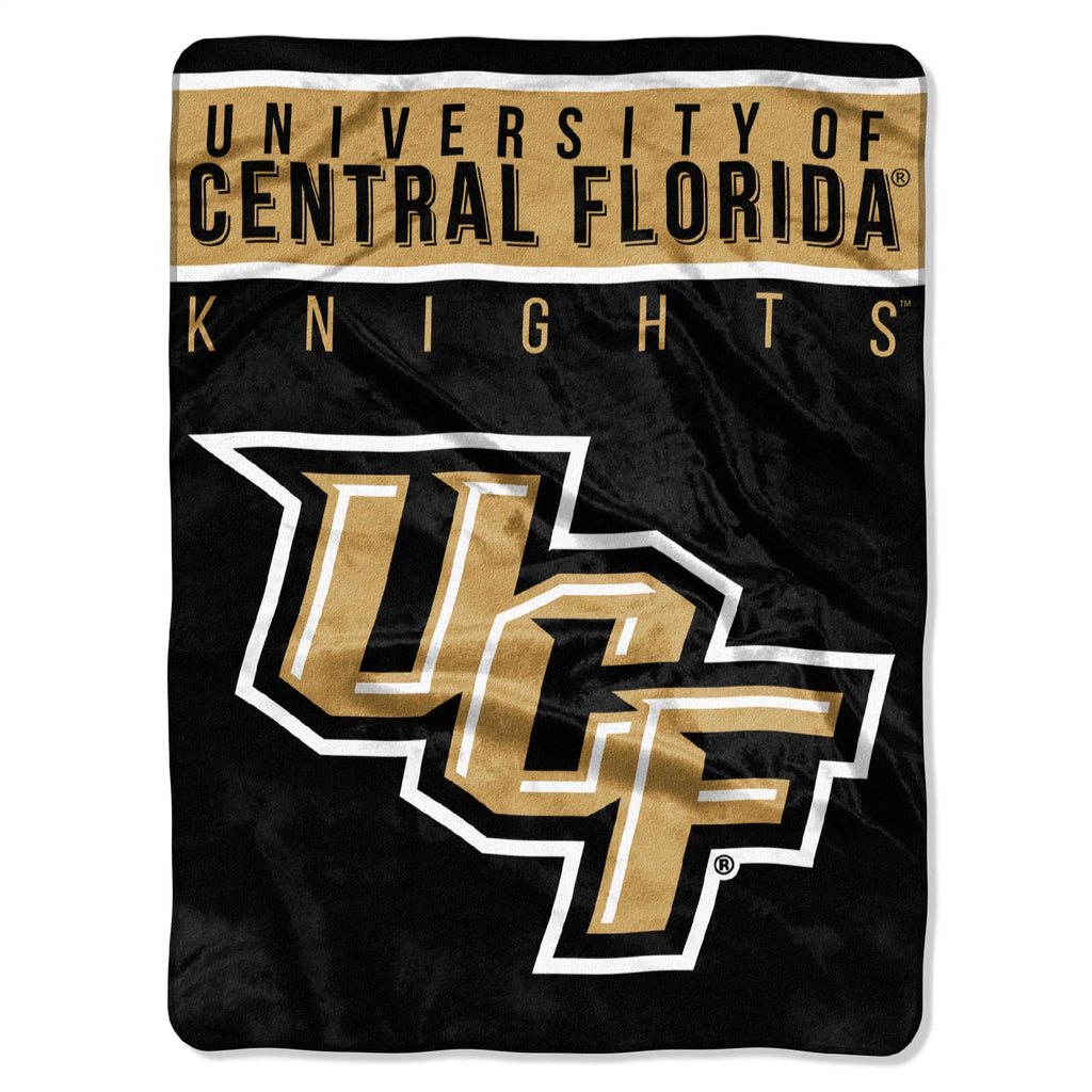The Northwest NCAA Central Florida Knights UCF Royal Plush Raschel Blanket