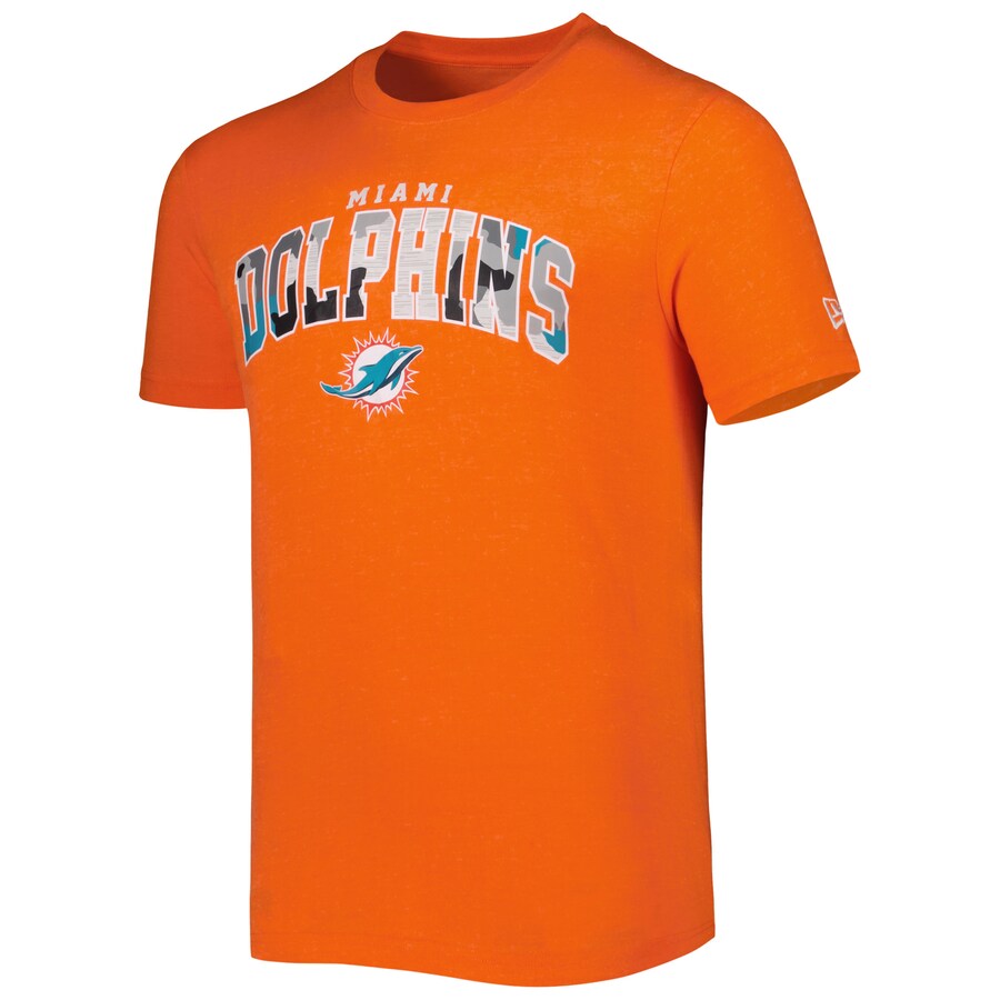 New Era NFL Men's Miami Dolphins Training Collection T-Shirt Heathered Orange