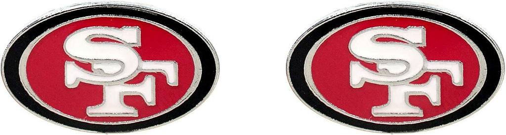Aminco NFL Women's San Francisco 49ers Post Stud Earrings