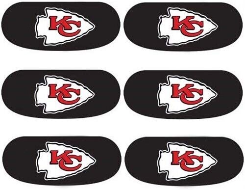 Party Animal NFL Kansas City Chiefs Eye Black Strips Peel & Stick Tattoos