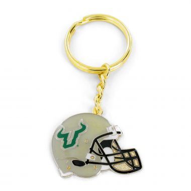 Aminco NCAA South Florida Bulls Helmet Logo Keychain