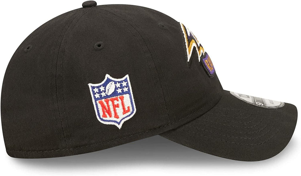 New Era NFL Men's Baltimore Ravens NFL Sideline Home 2022 9TWENTY Adjustable Hat Black
