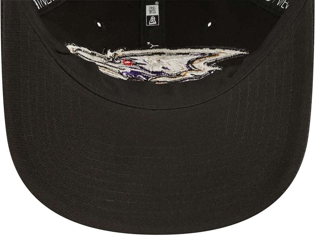 New Era NFL Men's Baltimore Ravens NFL Sideline Home 2022 9TWENTY Adjustable Hat Black