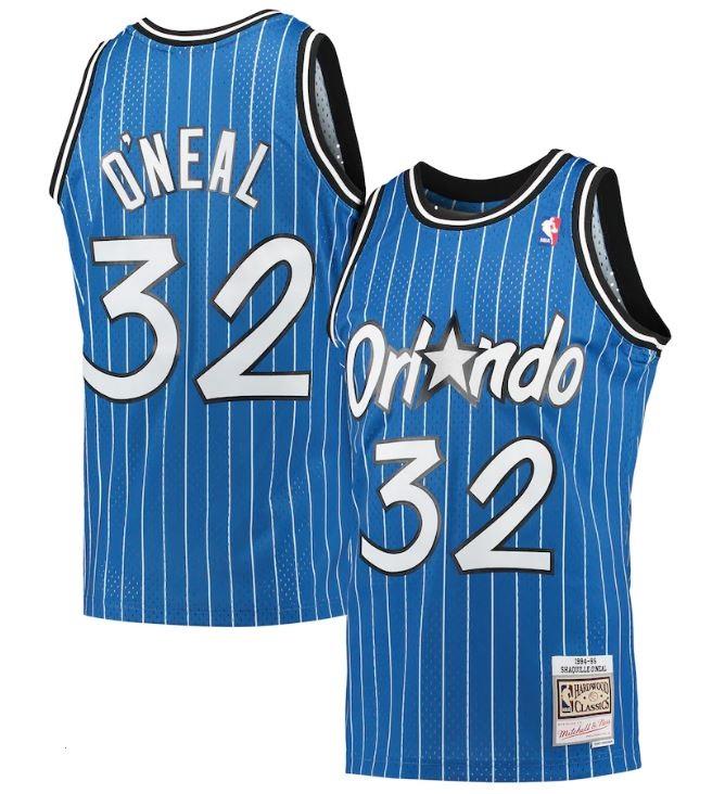 Mitchell & Ness NBA Men's Magic Shaquille O'Neal 1994-95 Swingman Road Jersey