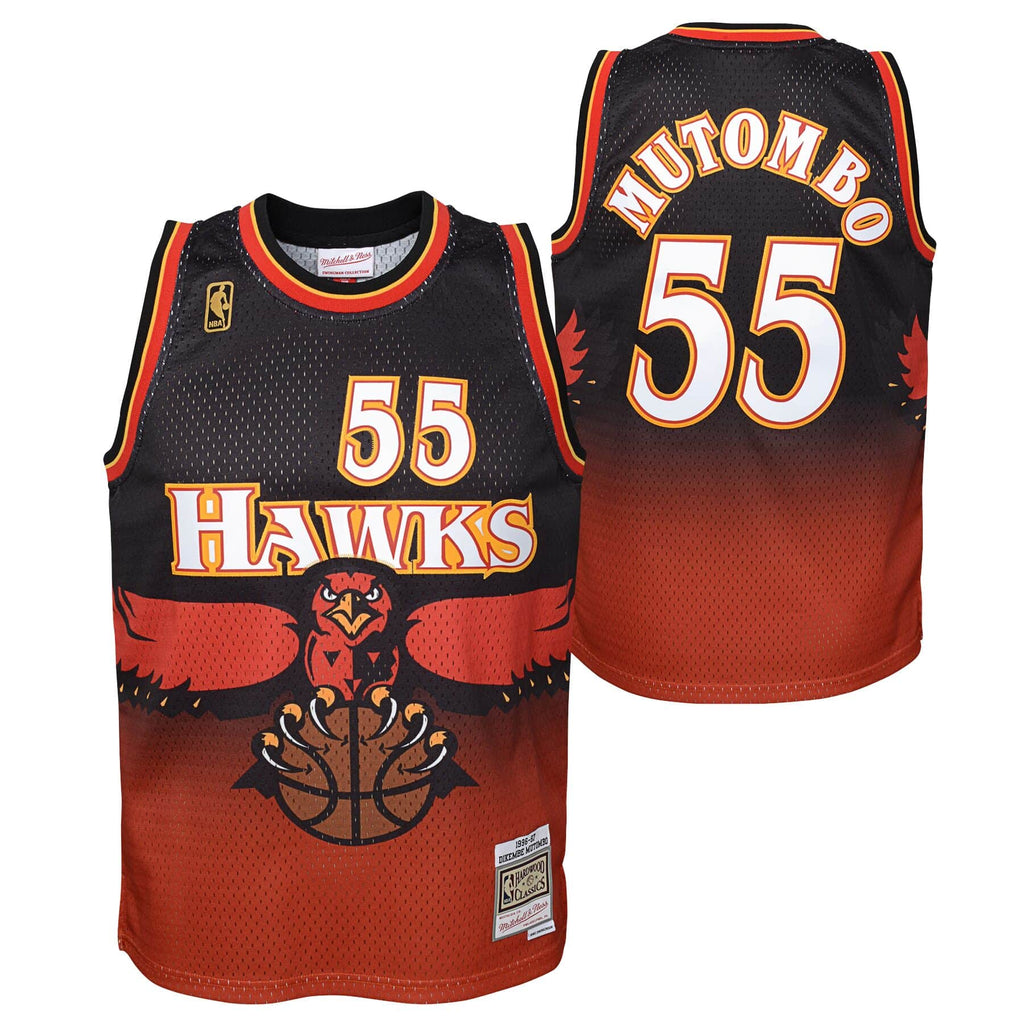 Mitchell & Ness NBA Men's Hawks Dikembe Mutombo 1996-97 Jersey