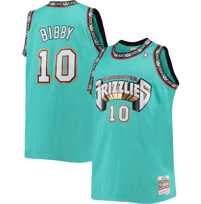 Mitchell & Ness NBA Men's Grizzlies Mike Bibby 1998-99 Road Swingman Jersey