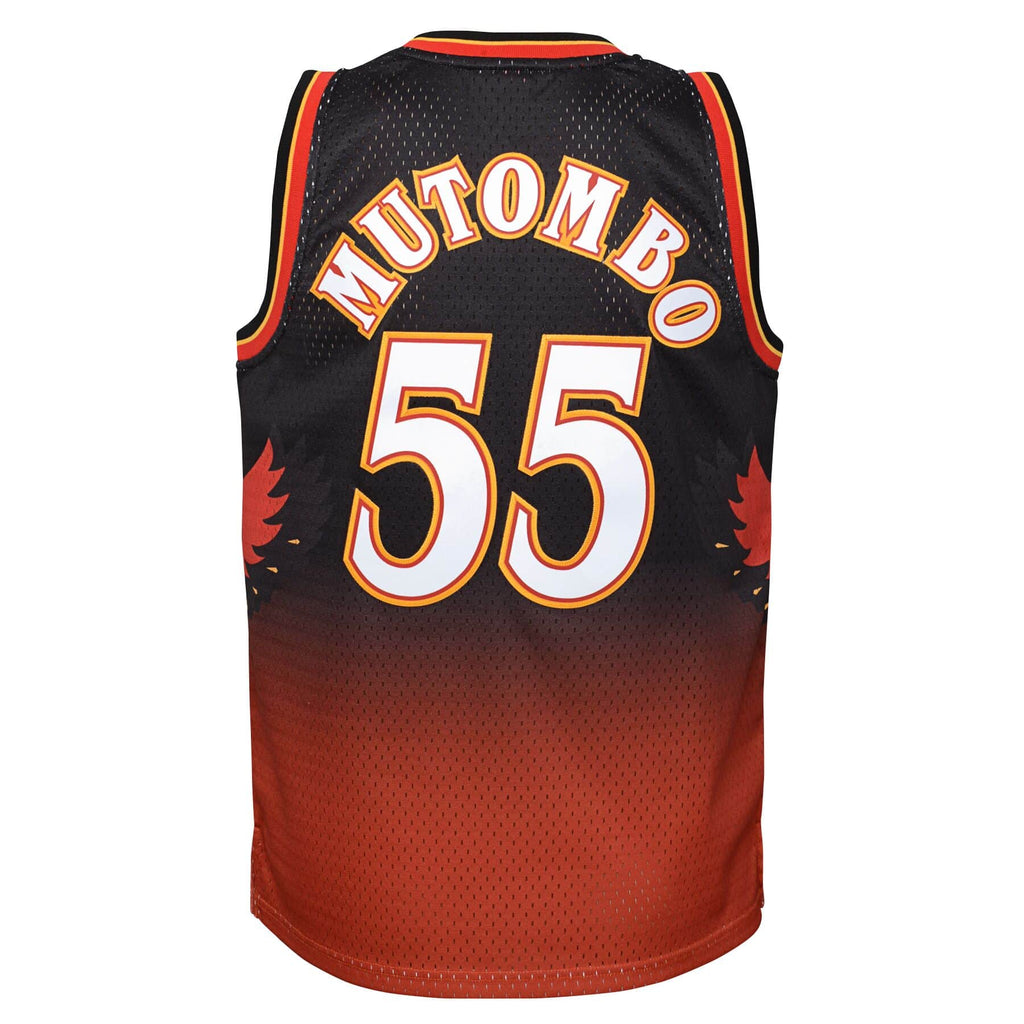 Mitchell & Ness NBA Men's Hawks Dikembe Mutombo 1996-97 Jersey