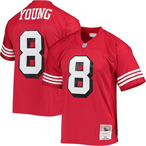 Officially Licensed NFL Men's Mitchell & Ness Young 49ers Jersey