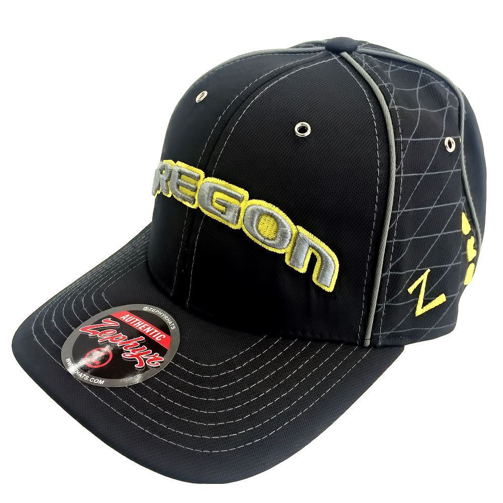 Zephyr NCAA Men's Oregon Ducks Synthesis Adjustable Cap