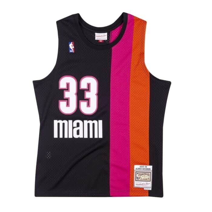 Mitchell & Ness NBA Men's Heat Alonzo Mourning 2005-06 Swingman Jersey