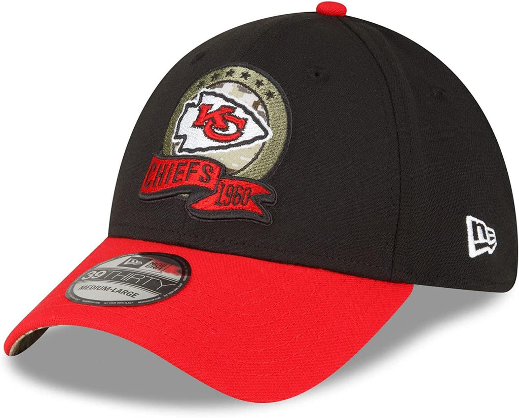 New Era NFL Men's Kansas City Chiefs 2022 Salute to Service 39THIRTY Flex Hat