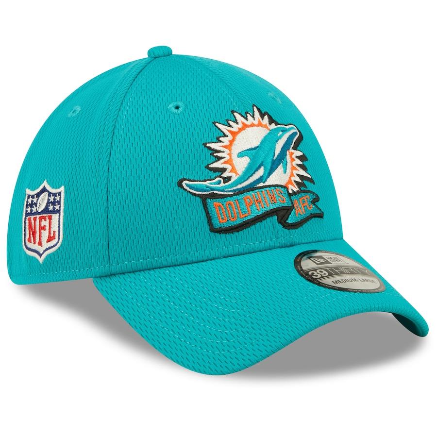 New Era NFL Men's Miami Dolphins 2022 NFL Sideline 39THIRTY Coaches Flex Hat