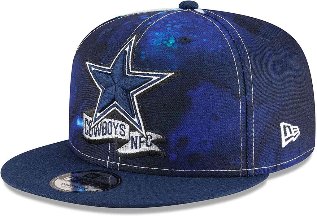 New Era NFL Men's Dallas Cowboys Ink 9FIFTY Adjustable Snapback Hat Navy OSFM