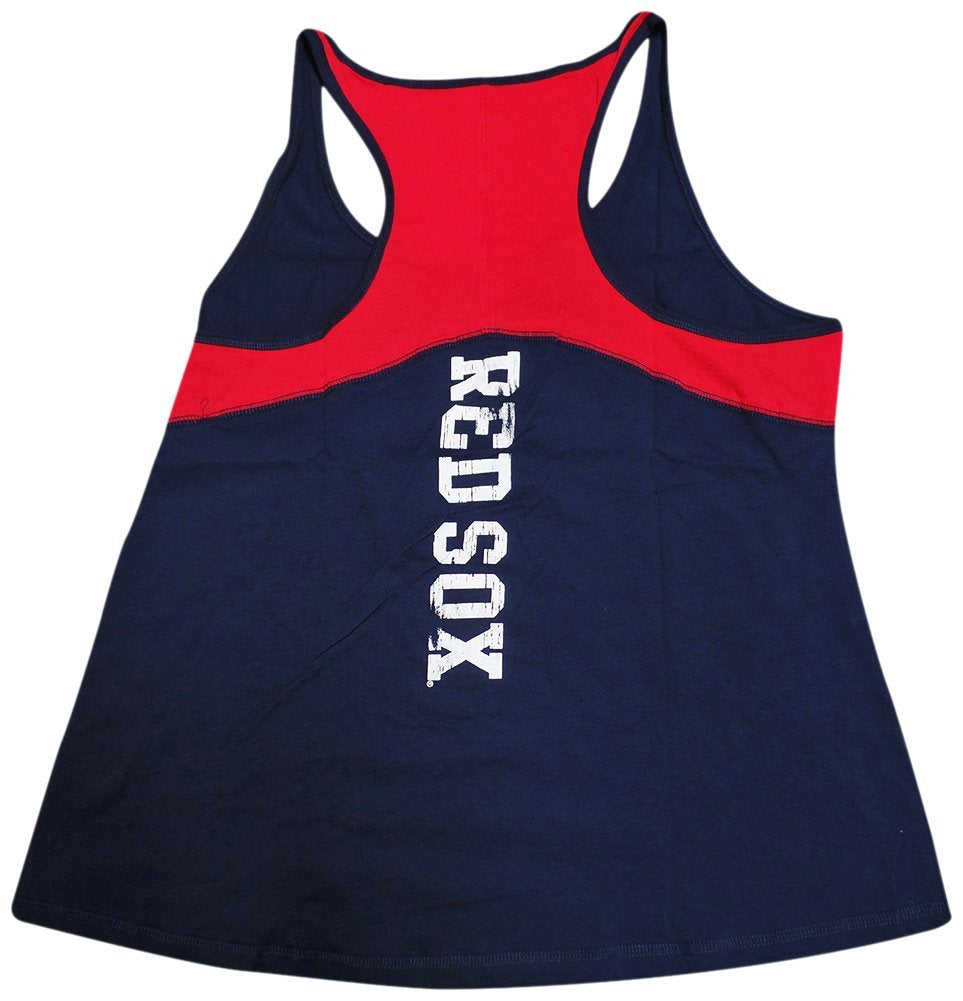 5th & Ocean MLB Women's Boston Red Sox Foil Tank Top