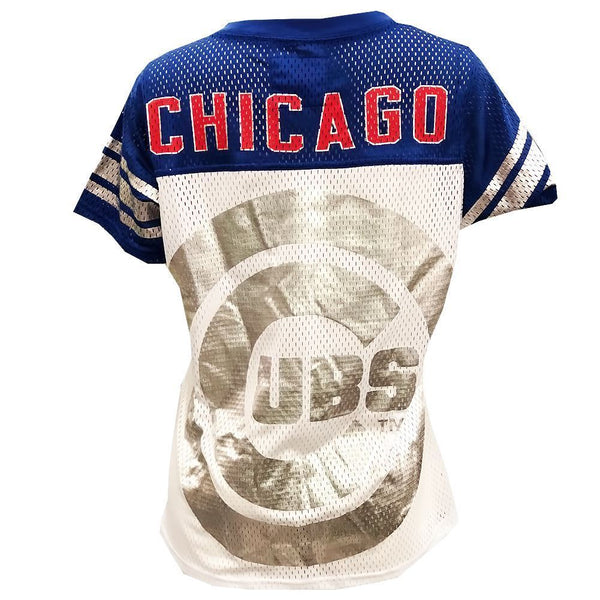 5th & Ocean MLB Women's Chicago Cubs Pepper T-Shirt Small