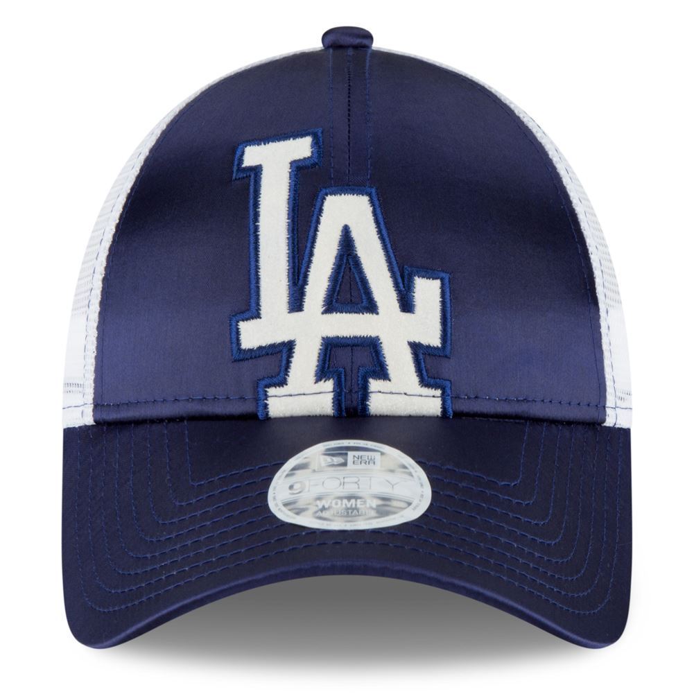 New Era MLB Women's Los Angeles Dodgers Satin Chic 2 9FORTY Adjustable Hat