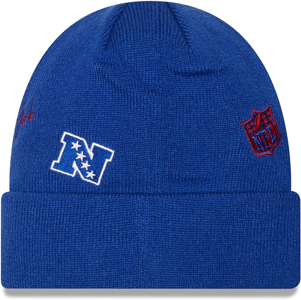 New Era New York Giants Identity Cuffed Knit Men's Winter Beanie Royal